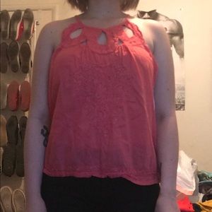Coral patterned tank